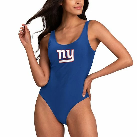 Women's G-III 4Her by Carl Banks Royal New York Giants Making Waves One-Piece Swimsuit Women's G-III 4Her By Carl Banks Royal New York Giants Making Waves One-Piece Swimsuit -G-III Sales Store unnamed file 2230