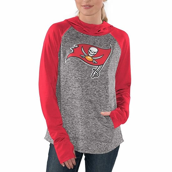 Women's G-III 4Her by Carl Banks Heathered Gray/Red Tampa Bay Buccaneers Championship Ring Pullover Hoodie Women's G-III 4Her By Carl Banks Heathered Gray/Red Tampa Bay Buccaneers Championship Ring Pullover Hoodie -G-III Sales Store unnamed file 2242