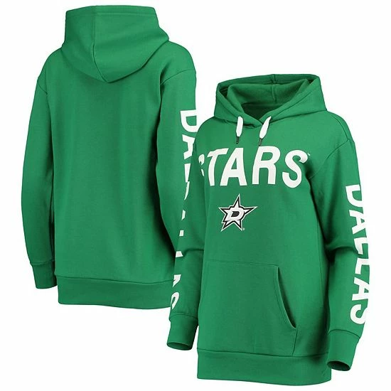 Women's G-III 4Her by Carl Banks Kelly Green Dallas Stars Extra Inning Pullover Hoodie Women's G-III 4Her By Carl Banks Kelly Green Dallas Stars Extra Inning Pullover Hoodie -G-III Sales Store unnamed file 2282