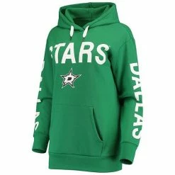 Women's G-III 4Her By Carl Banks Kelly Green Dallas Stars Extra Inning Pullover Hoodie 2 Women's G-III 4Her By Carl Banks Kelly Green Dallas Stars Extra Inning Pullover Hoodie -G-III Sales Store unnamed file 2283