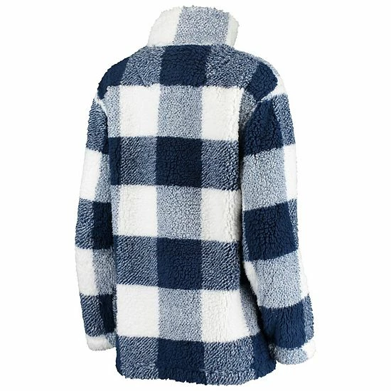 Women's G-III 4Her by Carl Banks Blue/White Toronto Maple Leafs Plaid Sherpa Quarter-Zip Jacket Women's G-III 4Her By Carl Banks Blue/White Toronto Maple Leafs Plaid Sherpa Quarter-Zip Jacket -G-III Sales Store unnamed file 2303