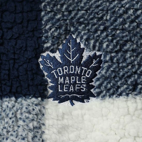 Women's G-III 4Her by Carl Banks Blue/White Toronto Maple Leafs Plaid Sherpa Quarter-Zip Jacket Women's G-III 4Her By Carl Banks Blue/White Toronto Maple Leafs Plaid Sherpa Quarter-Zip Jacket -G-III Sales Store unnamed file 2304