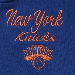 Women's G-III 4Her By Carl Banks Gray/Blue New York Knicks Assist Colorblock Pullover Hoodie -G-III Sales Store unnamed file 2321
