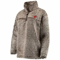 G-III Women's Brown Cleveland Browns Sherpa Quarter-Zip Pullover Jacket 2 G-III Women's Brown Cleveland Browns Sherpa Quarter-Zip Pullover Jacket -G-III Sales Store unnamed file 234