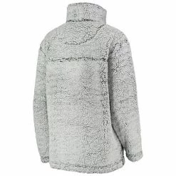 Women's G-III 4Her By Carl Banks Gray Minnesota Twins Sherpa Quarter-Zip Pullover Jacket -G-III Sales Store unnamed file 2366