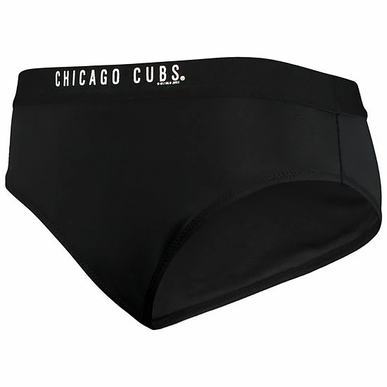 Women's G-III Sports by Carl Banks Black Chicago Cubs All-Star Bikini Bottom Women's G-III Sports By Carl Banks Black Chicago Cubs All-Star Bikini Bottom -G-III Sales Store unnamed file 2386