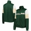 Women's G-III 4Her By Carl Banks Hunter Green Milwaukee Bucks Change Up Full-Zip Track Jacket