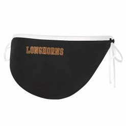 Women's G-III 4Her By Carl Banks Black Texas Longhorns Perfect Match Bikini Bottom -G-III Sales Store unnamed file 2396