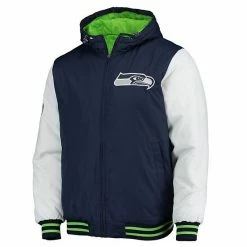 Men's G-III Sports By Carl Banks College Navy Seattle Seahawks Spike Commemorative Varsity Full-Zip Jacket 2 Men's G-III Sports By Carl Banks College Navy Seattle Seahawks Spike Commemorative Varsity Full-Zip Jacket -G-III Sales Store unnamed file 2404