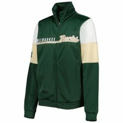 Women's G-III 4Her By Carl Banks Hunter Green Milwaukee Bucks Change Up Full-Zip Track Jacket 2 Women's G-III 4Her By Carl Banks Hunter Green Milwaukee Bucks Change Up Full-Zip Track Jacket -G-III Sales Store unnamed file 241