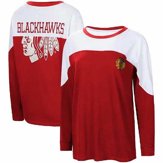 Women's G-III 4Her by Carl Banks Red Chicago Blackhawks Pop Fly Long Sleeve T-Shirt Women's G-III 4Her By Carl Banks Red Chicago Blackhawks Pop Fly Long Sleeve T-Shirt -G-III Sales Store unnamed file 2413