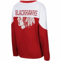 Women's G-III 4Her By Carl Banks Red Chicago Blackhawks Pop Fly Long Sleeve T-Shirt 3 Women's G-III 4Her By Carl Banks Red Chicago Blackhawks Pop Fly Long Sleeve T-Shirt -G-III Sales Store unnamed file 2415