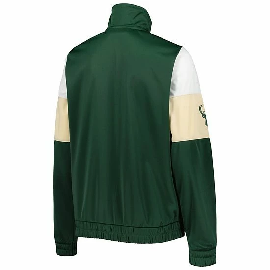 Women's G-III 4Her by Carl Banks Hunter Green Milwaukee Bucks Change Up Full-Zip Track Jacket Women's G-III 4Her By Carl Banks Hunter Green Milwaukee Bucks Change Up Full-Zip Track Jacket -G-III Sales Store unnamed file 242