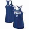 Women's G-III Sports By Carl Banks Blue Toronto Maple Leafs Showdown Slub Racerback Tank Top