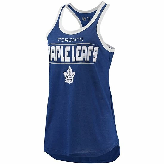 Women's G-III Sports by Carl Banks Blue Toronto Maple Leafs Showdown Slub Racerback Tank Top Women's G-III Sports By Carl Banks Blue Toronto Maple Leafs Showdown Slub Racerback Tank Top -G-III Sales Store unnamed file 2431
