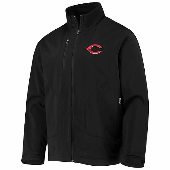 Men's G-III Sports By Carl Banks Black Cincinnati Reds Strong Side Full-Zip Jacket 3 Men's G-III Sports By Carl Banks Black Cincinnati Reds Strong Side Full-Zip Jacket - Image 3