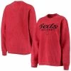 Women's G-III 4Her By Carl Banks Red Cincinnati Reds Comfy Cord Pullover Sweatshirt