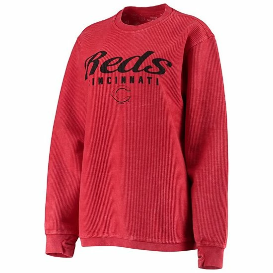 Women's G-III 4Her by Carl Banks Red Cincinnati Reds Comfy Cord Pullover Sweatshirt Women's G-III 4Her By Carl Banks Red Cincinnati Reds Comfy Cord Pullover Sweatshirt -G-III Sales Store unnamed file 2481