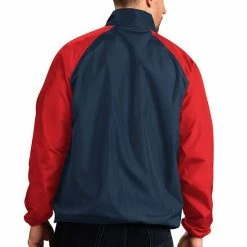 Men's G-III Sports By Carl Banks Navy Arizona Wildcats Point Guard Raglan Half-Zip Jacket 2 Men's G-III Sports By Carl Banks Navy Arizona Wildcats Point Guard Raglan Half-Zip Jacket -G-III Sales Store unnamed file 249