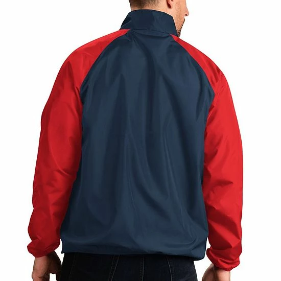 Men's G-III Sports by Carl Banks Navy Arizona Wildcats Point Guard Raglan Half-Zip Jacket Men's G-III Sports By Carl Banks Navy Arizona Wildcats Point Guard Raglan Half-Zip Jacket -G-III Sales Store unnamed file 249