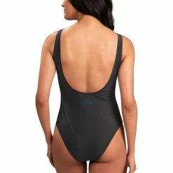 Women's G-III 4Her By Carl Banks Black Philadelphia Eagles Making Waves One-Piece Swimsuit -G-III Sales Store unnamed file 2497