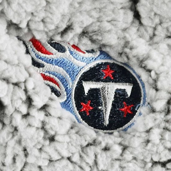 Women's G-III 4Her by Carl Banks Gray Tennessee Titans Sherpa Quarter-Zip Jacket Women's G-III 4Her By Carl Banks Gray Tennessee Titans Sherpa Quarter-Zip Jacket -G-III Sales Store unnamed file 2514