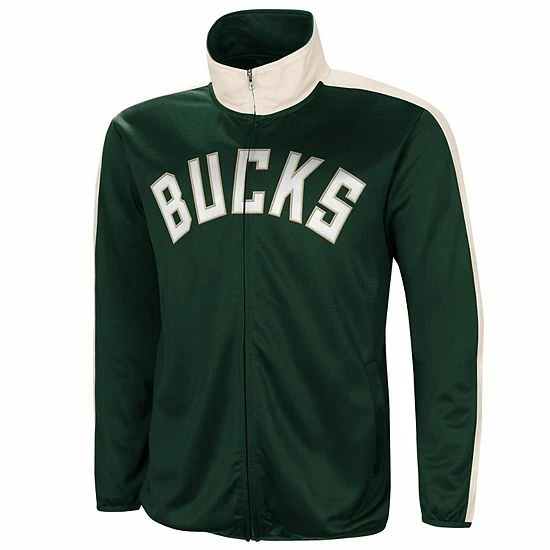 Men's G-III Sports by Carl Banks Green/White Milwaukee Bucks Zone Blitz Tricot Full-Zip Track Jacket Men's G-III Sports By Carl Banks Green/White Milwaukee Bucks Zone Blitz Tricot Full-Zip Track Jacket -G-III Sales Store unnamed file 2516