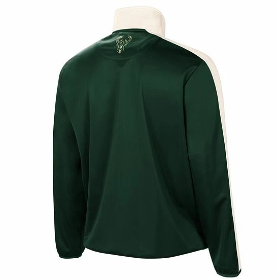 Men's G-III Sports by Carl Banks Green/White Milwaukee Bucks Zone Blitz Tricot Full-Zip Track Jacket Men's G-III Sports By Carl Banks Green/White Milwaukee Bucks Zone Blitz Tricot Full-Zip Track Jacket -G-III Sales Store unnamed file 2517