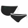 Women's G-III 4Her By Carl Banks Black Green Bay Packers Perfect Match Bikini Bottom