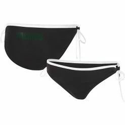 Women's G-III 4Her By Carl Banks Black Green Bay Packers Perfect Match Bikini Bottom
