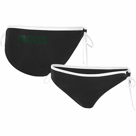 Women's G-III 4Her by Carl Banks Black Green Bay Packers Perfect Match Bikini Bottom Women's G-III 4Her By Carl Banks Black Green Bay Packers Perfect Match Bikini Bottom -G-III Sales Store unnamed file 2523