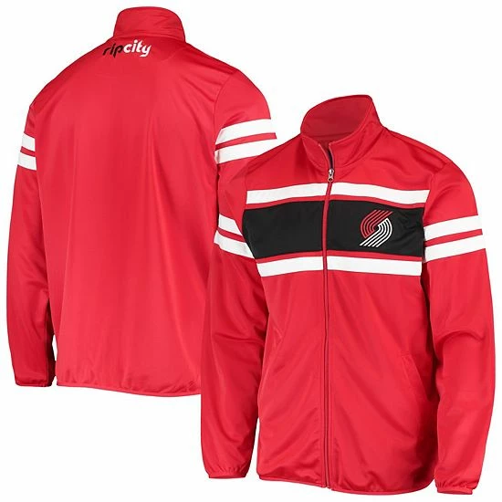 Men's G-III Sports by Carl Banks Red/Black Portland Trail Blazers Power Pitcher Full-Zip Track Jacket Men's G-III Sports By Carl Banks Red/Black Portland Trail Blazers Power Pitcher Full-Zip Track Jacket -G-III Sales Store unnamed file 2538