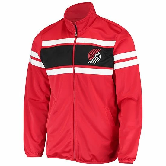 Men's G-III Sports by Carl Banks Red/Black Portland Trail Blazers Power Pitcher Full-Zip Track Jacket Men's G-III Sports By Carl Banks Red/Black Portland Trail Blazers Power Pitcher Full-Zip Track Jacket -G-III Sales Store unnamed file 2539