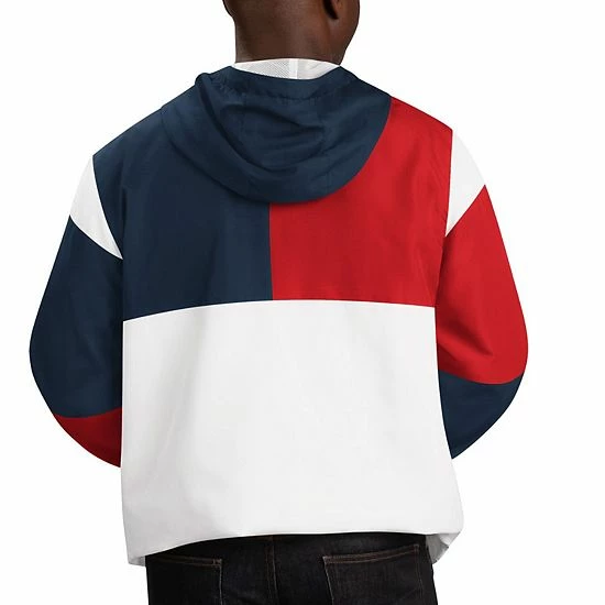 Men's G-III Sports by Carl Banks White/Navy Arizona Wildcats College Fair Catch Half-Zip Hoodie Men's G-III Sports By Carl Banks White/Navy Arizona Wildcats College Fair Catch Half-Zip Hoodie -G-III Sales Store unnamed file 2542