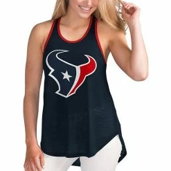 Women's G-III 4Her By Carl Banks Navy Houston Texans Tater Tank Top 4 Women's G-III 4Her By Carl Banks Navy Houston Texans Tater Tank Top -G-III Sales Store unnamed file 2552