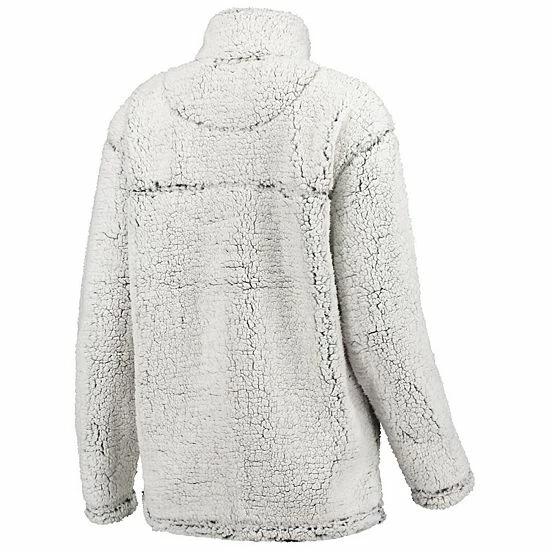 Women's G-III 4Her by Carl Banks Gray Tampa Bay Buccaneers Sherpa Quarter-Zip Pullover Jacket Women's G-III 4Her By Carl Banks Gray Tampa Bay Buccaneers Sherpa Quarter-Zip Pullover Jacket -G-III Sales Store unnamed file 2556