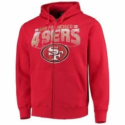 Men's G-III Sports By Carl Banks Scarlet San Francisco 49ers Perfect Season Full-Zip Hoodie 2 Men's G-III Sports By Carl Banks Scarlet San Francisco 49ers Perfect Season Full-Zip Hoodie -G-III Sales Store unnamed file 2559