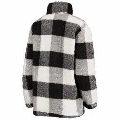 Women's G-III 4Her By Carl Banks Black Pittsburgh Steelers Sherpa Plaid Quarter-Zip Jacket 3 Women's G-III 4Her By Carl Banks Black Pittsburgh Steelers Sherpa Plaid Quarter-Zip Jacket -G-III Sales Store unnamed file 2582