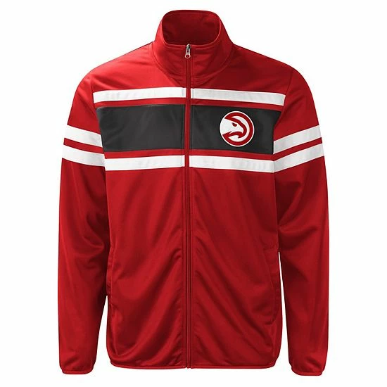 Men's G-III Sports by Carl Banks Red Atlanta Hawks Power Pitcher Full-Zip Track Jacket Men's G-III Sports By Carl Banks Red Atlanta Hawks Power Pitcher Full-Zip Track Jacket -G-III Sales Store unnamed file 2598