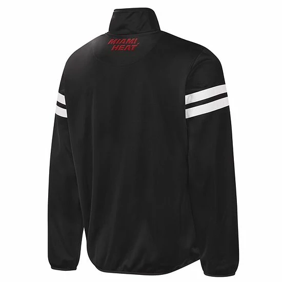 Men's G-III Sports by Carl Banks Black Miami Heat Power Pitcher Full-Zip Track Jacket Men's G-III Sports By Carl Banks Black Miami Heat Power Pitcher Full-Zip Track Jacket -G-III Sales Store unnamed file 2623