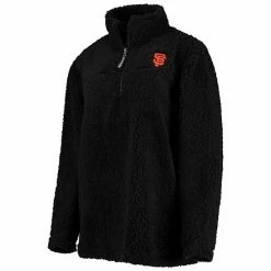 Women's G-III Sports By Carl Banks Black San Francisco Giants Sherpa Quarter-Zip Jacket 7 Women's G-III Sports By Carl Banks Black San Francisco Giants Sherpa Quarter-Zip Jacket -G-III Sales Store unnamed file 2641