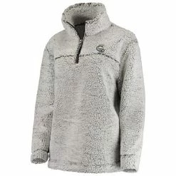 Women's G-III 4Her By Carl Banks Gray Colorado Rockies Sherpa Quarter-Zip Pullover Jacket 2 Women's G-III 4Her By Carl Banks Gray Colorado Rockies Sherpa Quarter-Zip Pullover Jacket -G-III Sales Store unnamed file 2672