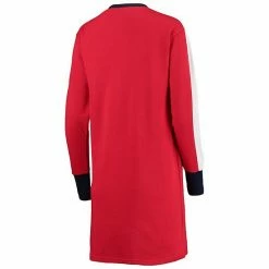 Women's G-III 4Her By Carl Banks Navy St. Louis Cardinals Hurry Up Offense Long Sleeve Dress -G-III Sales Store unnamed file 2697
