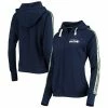 Women's G-III 4Her By Carl Banks Navy Seattle Seahawks Game Changer Raglan Full-Zip Hoodie