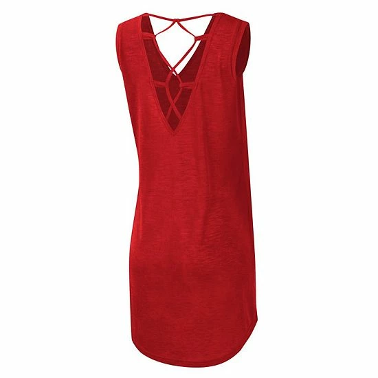 Women's G-III 4Her by Carl Banks Red Los Angeles Angels Game Time Slub Beach V-Neck Cover-Up Dress Women's G-III 4Her By Carl Banks Red Los Angeles Angels Game Time Slub Beach V-Neck Cover-Up Dress -G-III Sales Store unnamed file 2725