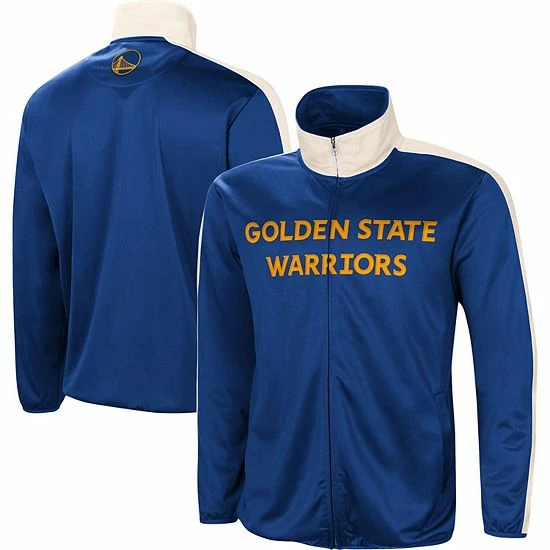 Men's G-III Sports by Carl Banks Royal/White Golden State Warriors Zone Blitz Tricot Full-Zip Track Jacket Men's G-III Sports By Carl Banks Royal/White Golden State Warriors Zone Blitz Tricot Full-Zip Track Jacket -G-III Sales Store unnamed file 274