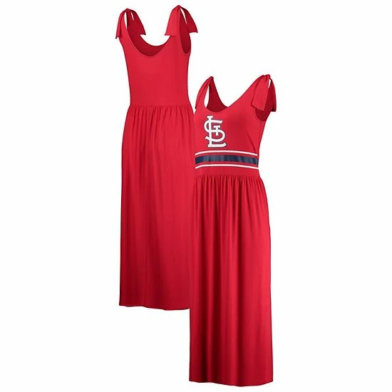 Women's G-III 4Her by Carl Banks Red St. Louis Cardinals Game Over Maxi Dress Women's G-III 4Her By Carl Banks Red St. Louis Cardinals Game Over Maxi Dress -G-III Sales Store unnamed file 2742