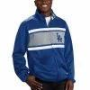 Men's G-III Sports By Carl Banks Royal Los Angeles Dodgers Off Tackle Full-Zip Track Jacket