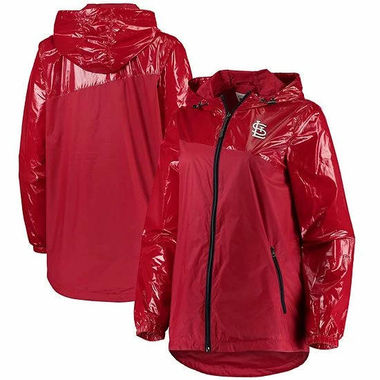 Women's G-III 4Her by Carl Banks Red St. Louis Cardinals Double Coverage Full-Zip Hoodie Jacket Women's G-III 4Her By Carl Banks Red St. Louis Cardinals Double Coverage Full-Zip Hoodie Jacket -G-III Sales Store unnamed file 2763