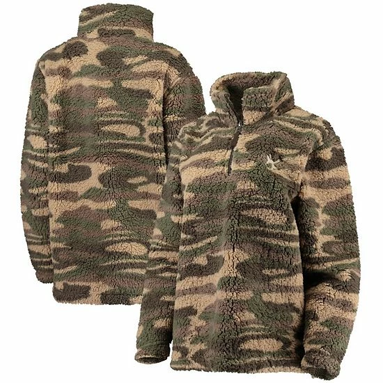 Women's G-III 4Her by Carl Banks Camo New York Yankees Sherpa Quarter-Zip Jacket Women's G-III 4Her By Carl Banks Camo New York Yankees Sherpa Quarter-Zip Jacket -G-III Sales Store unnamed file 279
